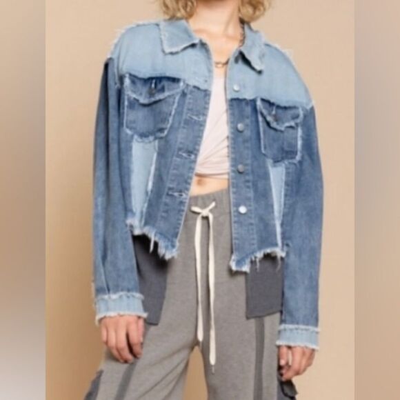 POL  Patch Denim Jacket‎ - Picture 1 of 14
